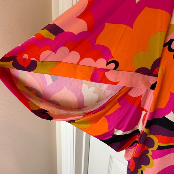 TRINK TURK FAN FAIRE TUNIC DRESS COVERUP SIZE LARGE - Picture 7 of 8